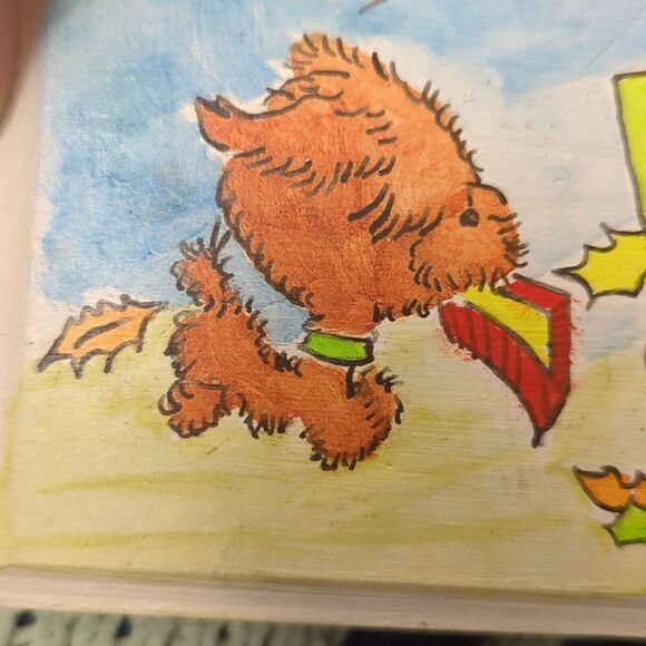 Vintage hand painted wall art‎ - Picture 6 of 8